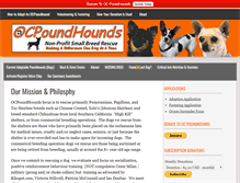 Tablet Screenshot of ocpoundhounds.com